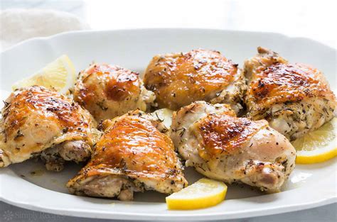 Pollo Al Horno Con Limón Receta De Cocina Fácil Rápida Y Sabrosa