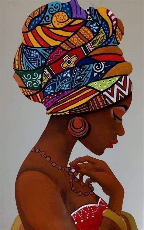 Pin By Bhuvana Kumar On Art African Women Painting African Women Art