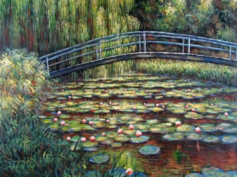 Claude Monet The Water Lily Pond Pink Harmony Painting Best Paintings