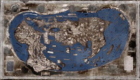 Hidden Secrets Of 1491 World Map Revealed Via Multispectral Imaging