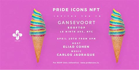 Pride Icons Nft Meet Up New York The Nft Unicorn