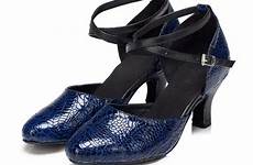 shoes dance women ballroom leather blue salsa jazz tango latin genuine sexy modern mouse zoom over