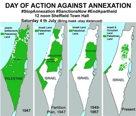 Either through explicitly describing them, or discussing events in the context. Sheffield: Day of Action Against Israel's Annexation of ...