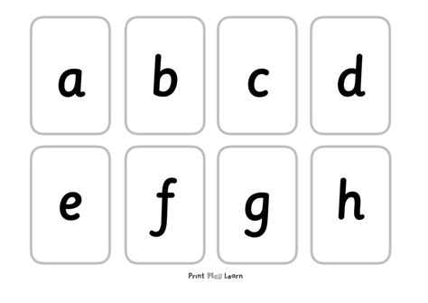 This post contains affiliate links. Lower case lettering alphabet a-z - Printable Teaching ...