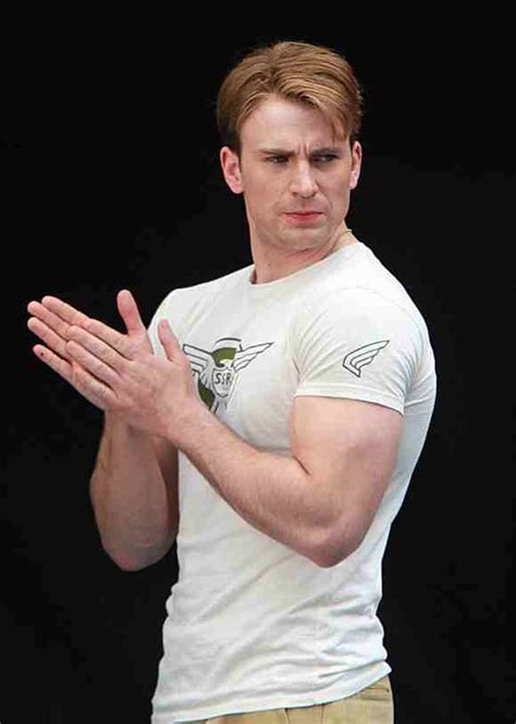 Muscles Chris Evans Chris Evans Captain America Chris