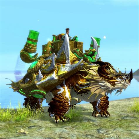 Crested Dragon Siege Turtle Skin Guild Wars 2 Wiki Gw2w