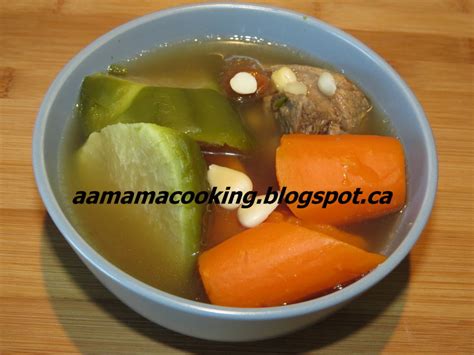 Aa Mama 青紅蘿蔔羅漢果瘦肉湯 Green Radish And Carrot Fructus Momordicae Pork Soup