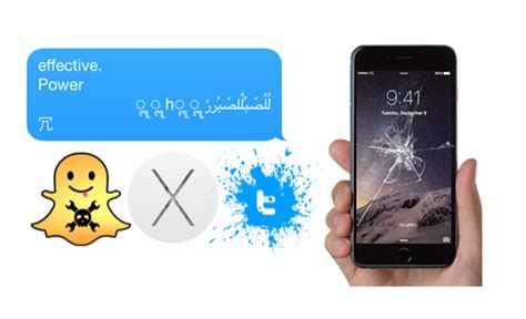 Snapchat ist bekannt für kleine bugs. iPhone Message Crash Bug now targeting Snapchat, Twitter ...