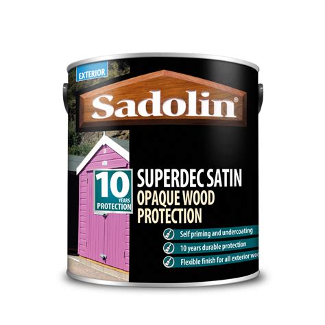Sadolin Superdec Satin Opaque Wood Protection Online Paint Shop
