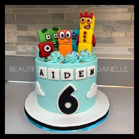 Number Blocks Birthday Cake Ideas