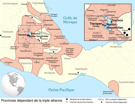 Imperio Azteca Mapa Cima