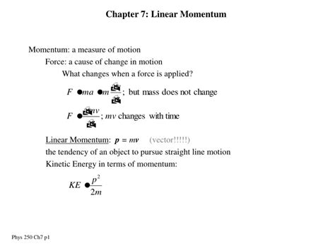 Ppt Chapter 7 Linear Momentum Powerpoint Presentation Free Download
