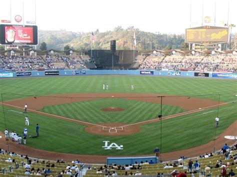 Photos At Dodger Stadium That Are Behind Home Plate