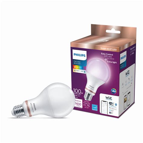 Philips Smart Led 100 Watt A21 General Purpose Light Bulb Frosted
