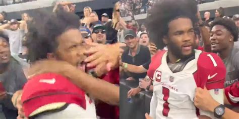 Kyler Murray Was Hit In The Face By Fan While Celebrating An Overtime