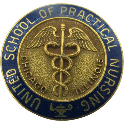 Vintage Nursing School Pin Nursing School Practical Nursing Nursing