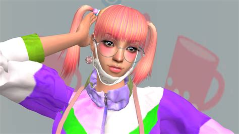 Mod The Sims Moshi Moshi Tokyo 4 More Colourful Undercuts