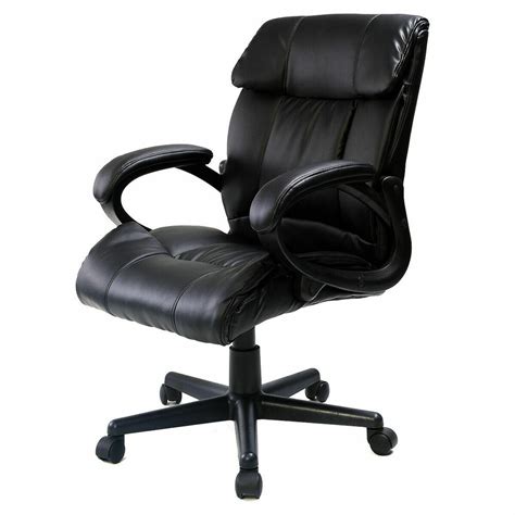 pu leather ergonomic high  executive  desk task