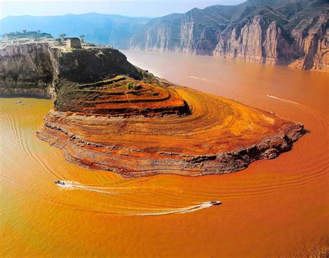 The River Known As The Yellow River In China