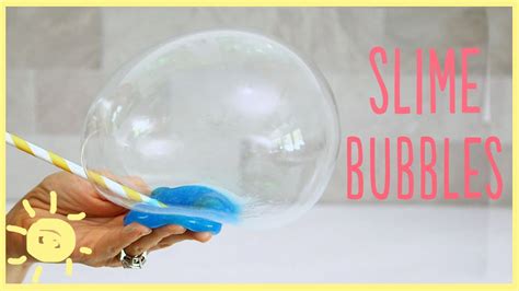 Diy Reusable Slime Bubbles Youtube