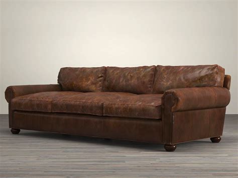 +44 (0) 3333 448 418 help@prorestorers.co.uk 96" Lancaster Leather Sofa 3d model | Restoration Hardware