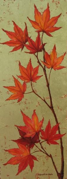 Maples are a popular landscape choice for their fall color. Bridget Bossart van Otterloo | Oil Paintings | Fall ...