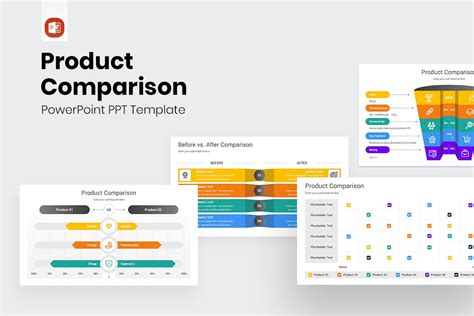 Product Comparison PowerPoint PPT Template Nulivo Market