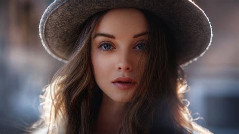 Gorgeous Girl Wearing Hat Hd Girls 4k Wallpapers Images Backgrounds