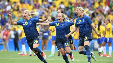 Aktuella grenar, damer och herrar: Sverige får spela final i fotboll i OS - Radio Sweden på lätt svenska | Sveriges Radio