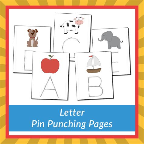 Letter Pin Punching Pages T Of Curiosity