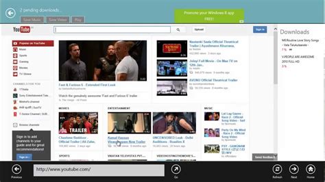 9convert is a free and unlimited youtube video downloader. YouTube Downloader for Windows 8 Metro application - YouTube