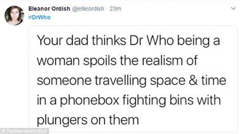 Twitter Users Joke At Backlash Against Female Dr Who Daily Mail Online