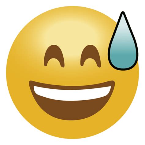 Diseño Png Y Svg De Emoticon De Emoji De Risa Para Camisetas