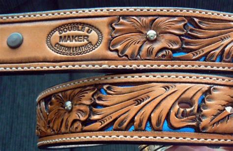 If you are and want to receive information about tutorials, videos, classes and products, then please subscribe to my newsletter. Custom Leather Belt Filagree floral handtooled belt. These ...