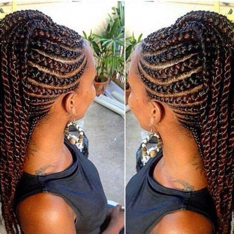 Want to know how to do cornrows on your own hair? Cornrows updo #afro #africanhairbraiding #hairedtensions # ...
