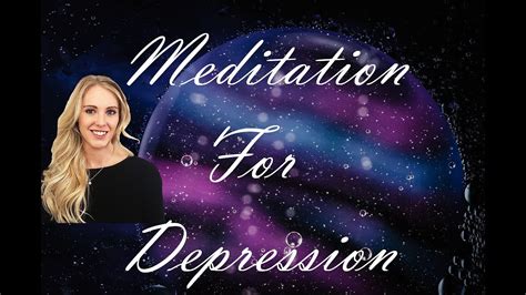Guided Meditation For Depression And Stress Great For Beginners Youtube