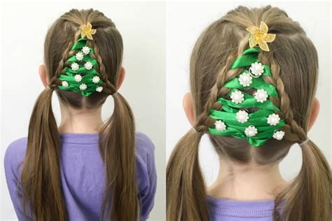 The Easiest Christmas Tree Braid Ever 12 Braids Of Christmas YouTube