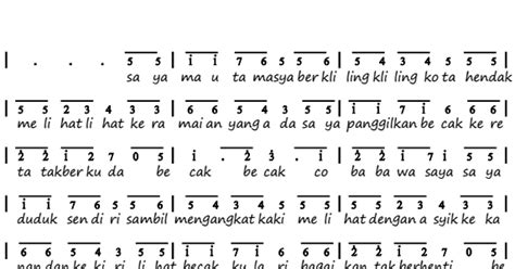 Comment must not exceed 1000 characters. Not Angka Lagu Anak Naik Becak ~ gudang-notangka