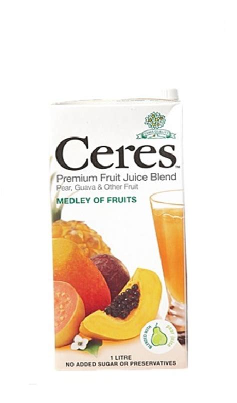 Ceres Fruit Juice Medley Of Fruits 1l The Lekker Shop
