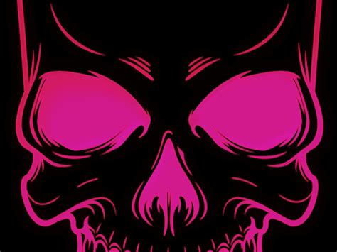 Pink Skull Wallpapers Top Free Pink Skull Backgrounds Wallpaperaccess