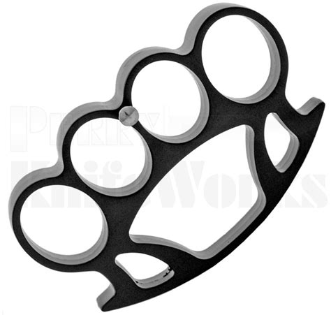 Traditional Tough Guy Knuckle Duster Weight L Black Finish