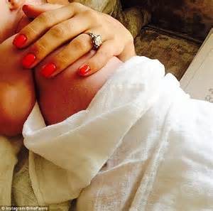 Billie Faiers Cuddles Up To Newborn Babe Nelly Samantha In Family