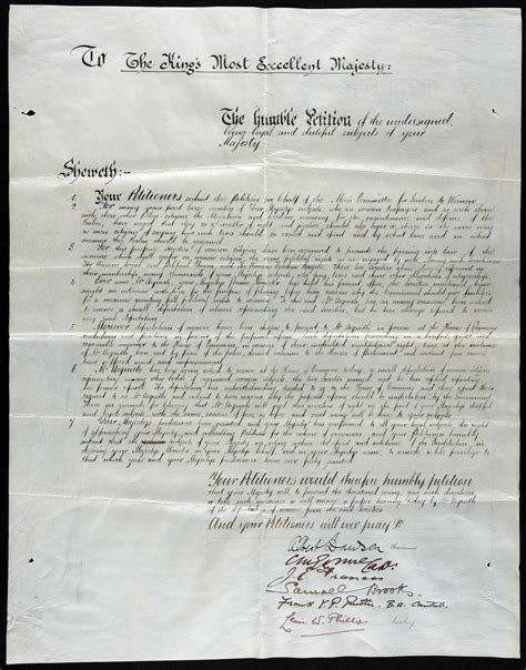 Source three: Petition - The National Archives