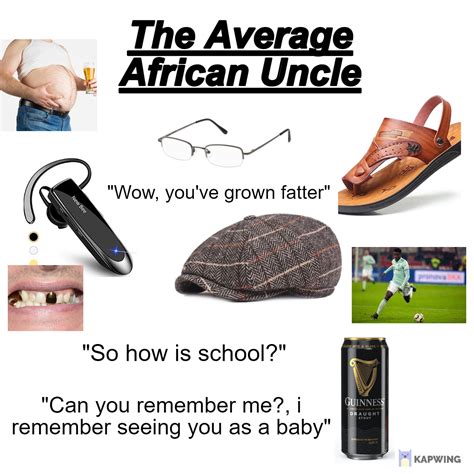 The Average African Uncle Starter Pack Rstarterpacks Starter