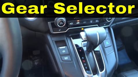 Gear Selector In An Automatic Car Driving Lesson Youtube