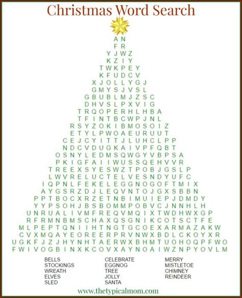 Free Christmas Bingo Printable Game · The Typical Mom