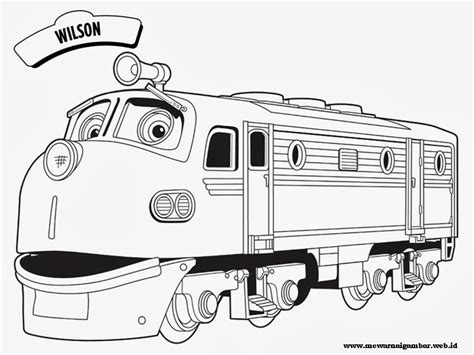 Gambar Mewarnai Kereta Api Untuk Anak Paud Dan Tk Buku Warna Lukisan