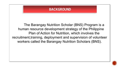 Solution Barangay Nutrition Scholar Studypool