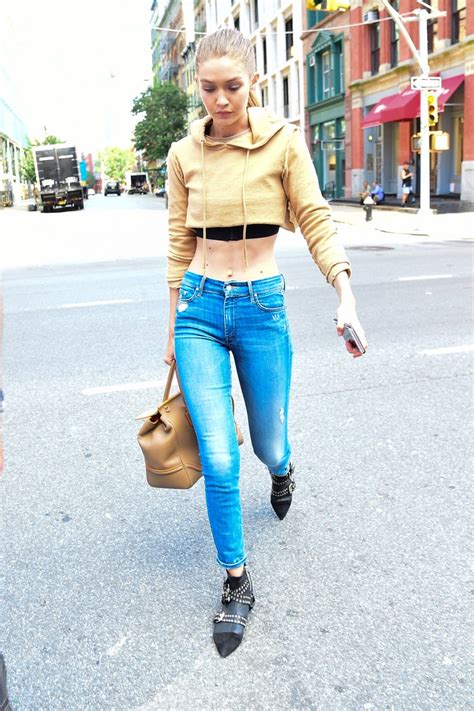Gigi Hadid Models Wearing Skinny Jeans Popsugar Fashion Photo 5
