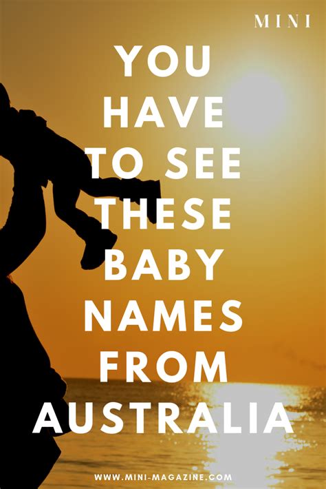 Australian Baby Names You Ll Want To Steal For Your Future Kiddos Baby Names Australian Names